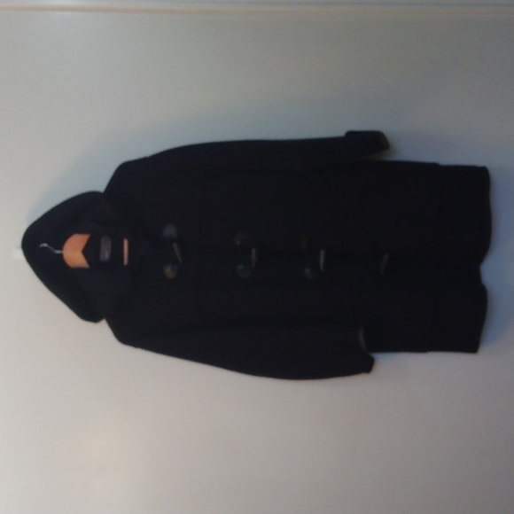 Vince Navy Blue Wool Duffel Coat/Cardigan/Sweater with Toggles (Large) - Picture 3 of 14